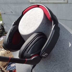 Sennheiser Black and Red Headset NWOT